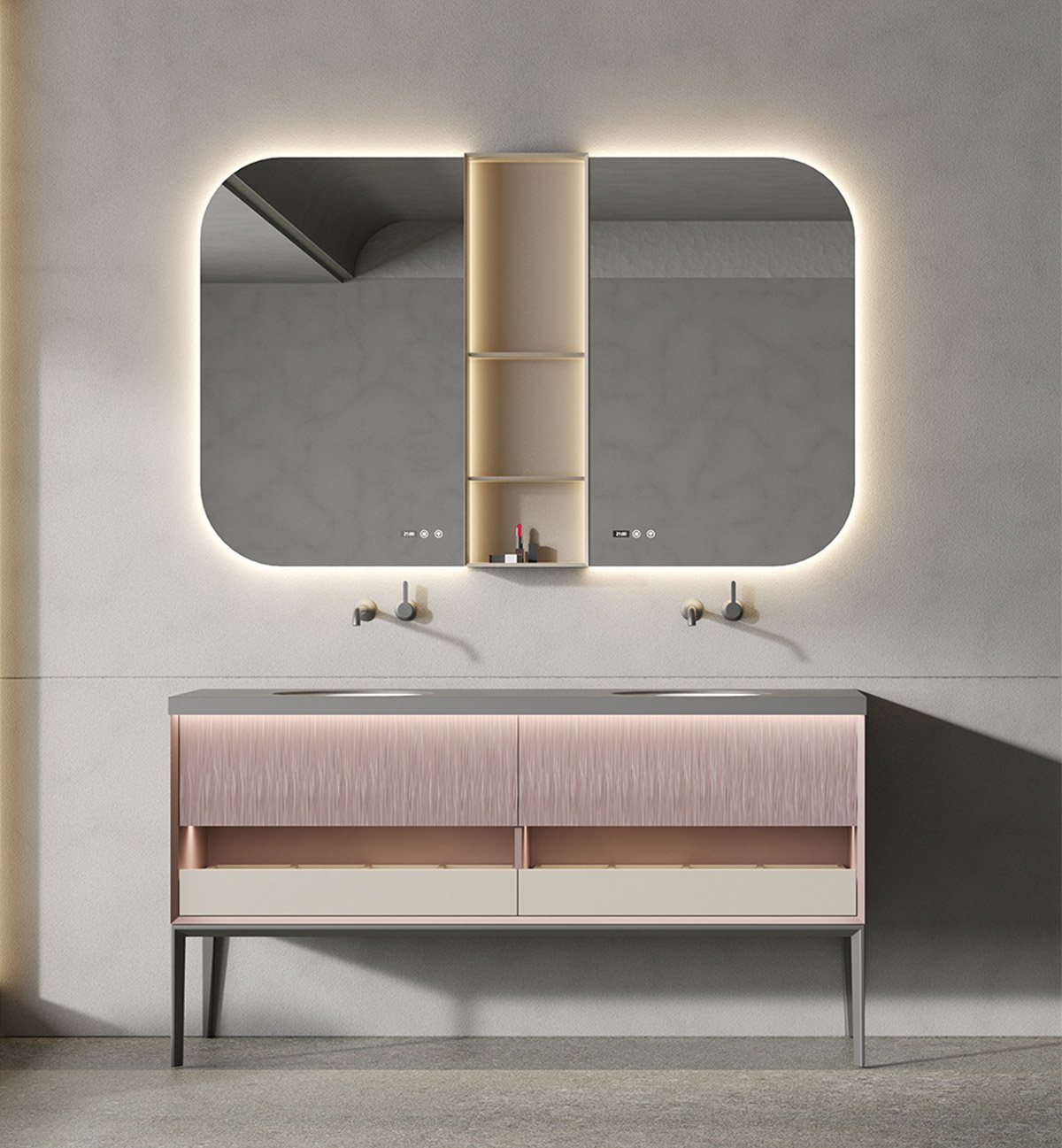 2116實(shí)木浴室柜(鏡)組合 圖二 2116實(shí)木浴室柜(鏡)組合 圖二