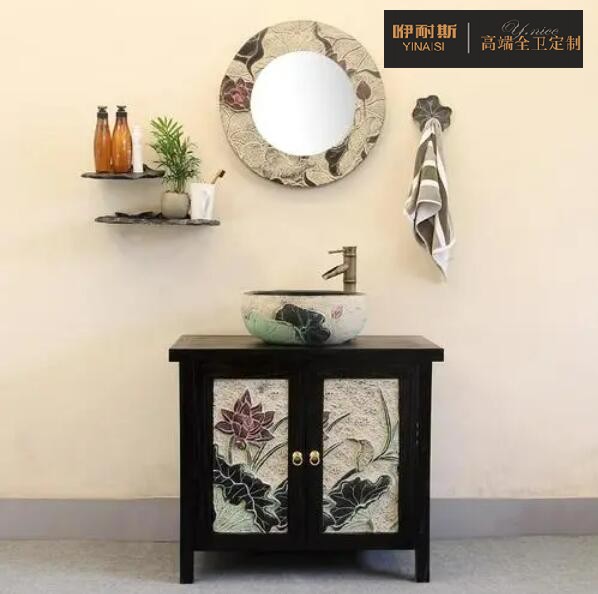 仿古中式復(fù)古洗臉盤 創(chuàng)意古典洗漱洗手臺盆柜 衛(wèi)生間浴室柜組合 仿古中式復(fù)古洗臉盤 創(chuàng)意古典洗漱洗手臺盆柜 衛(wèi)生間浴室柜組合